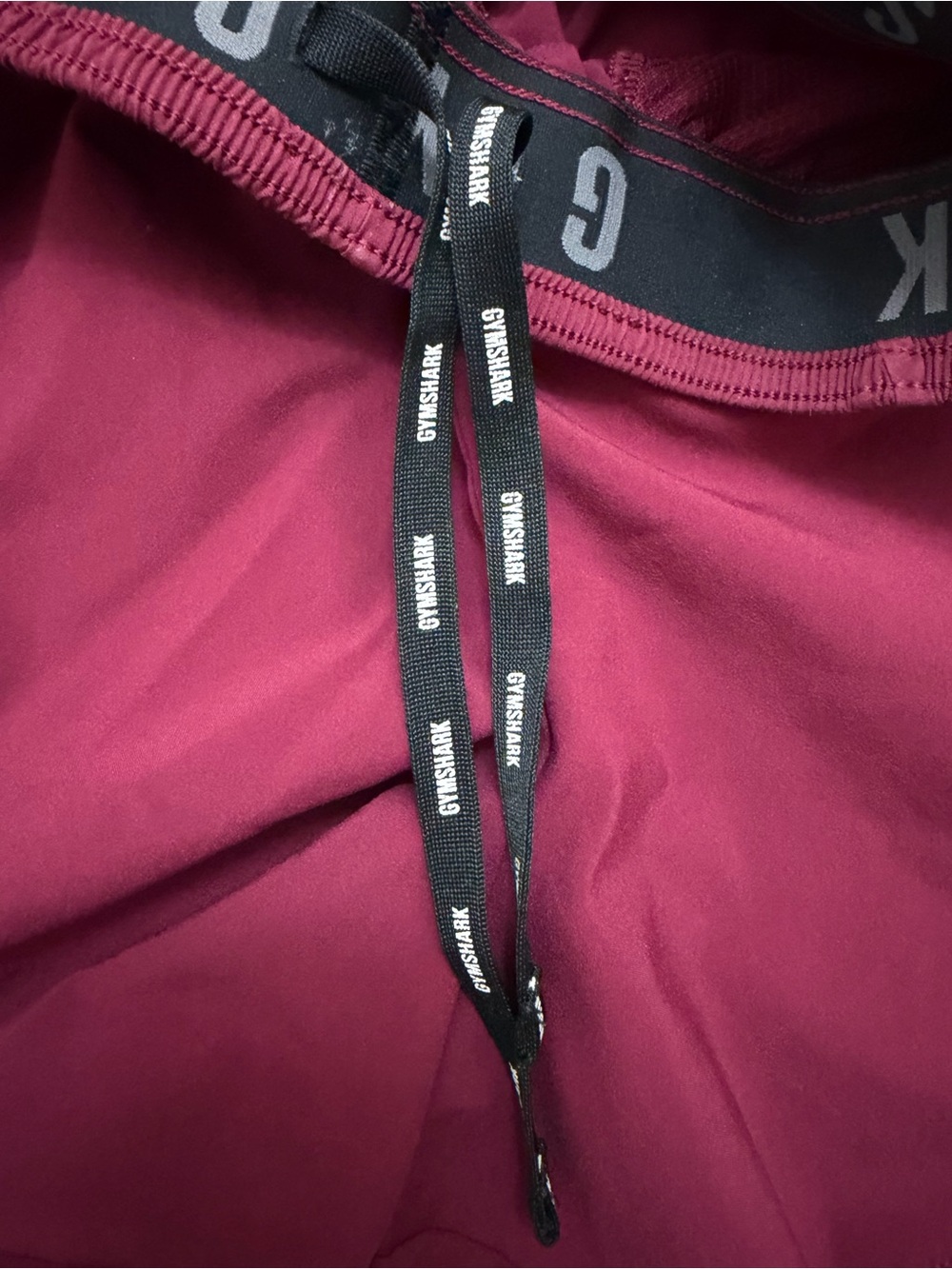 Gymshark Men’s Burgundy Training Shorts with Zip Pockets – Size XS - Picture 5 of 8